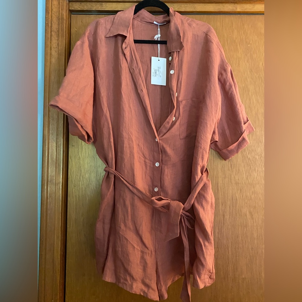 Vitamin a burnt orange romper
